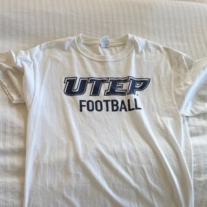 UTEP Football 
Port and Company White Tee